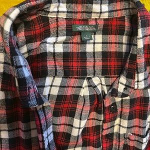 Light crop flannel L